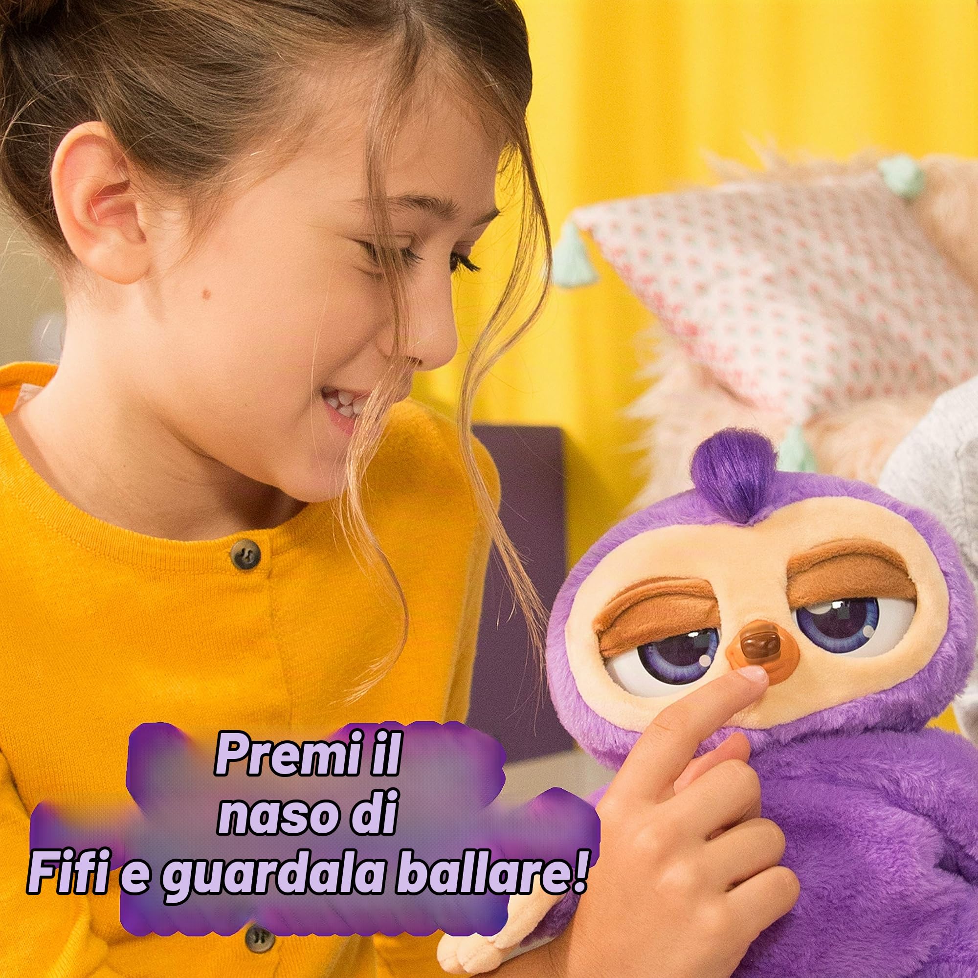 Pets Alive Fifi bradipo peluche interattivo ballerino 3 canzoni