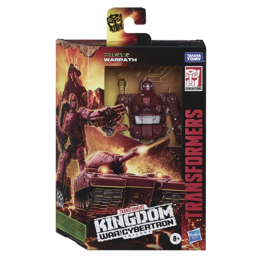 Transformers Kingdom WFC-K6 Warpath action figure 14 cm carro