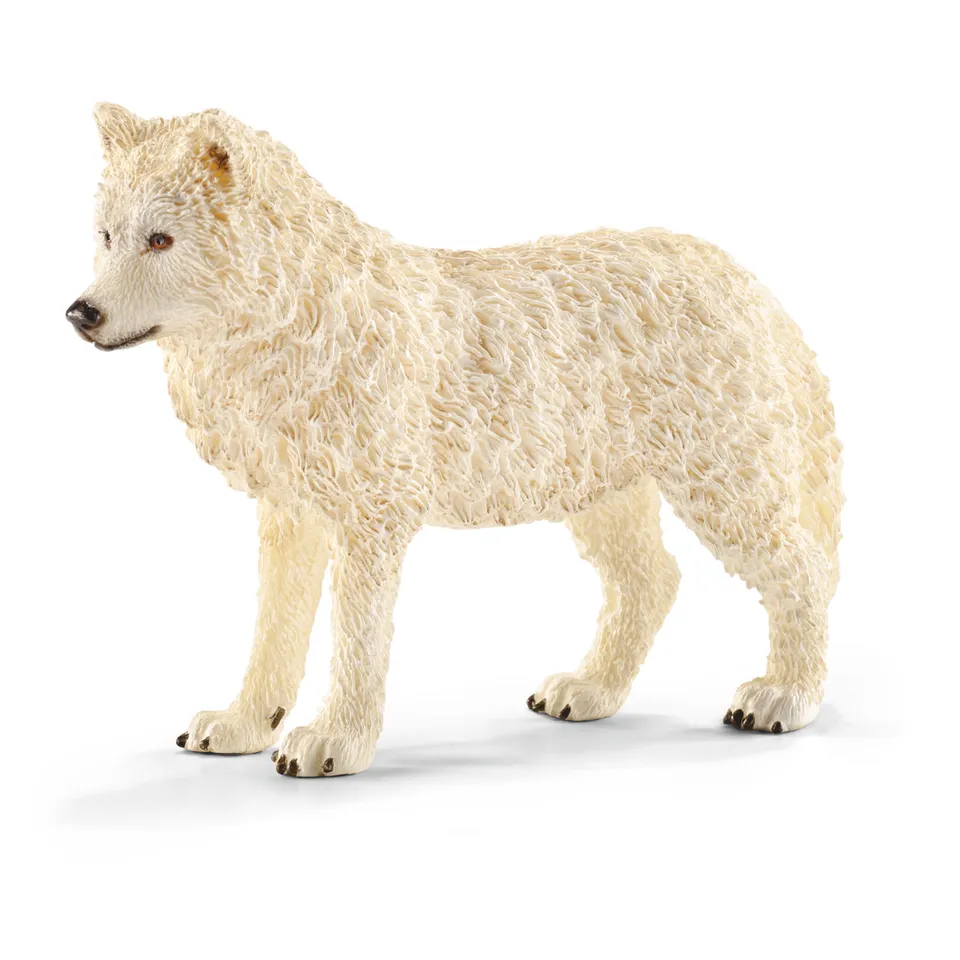 Schleich Wild Life Lupo artico animale giocattolo bundle