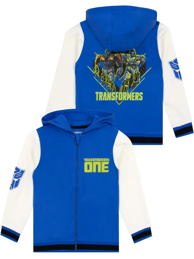 Transformers One felpa bambino cotone blu Optimus Megatron