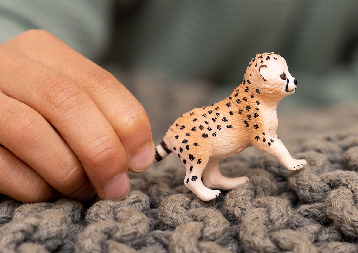 Schleich Wild Life Cucciolo di ghepardo 14866 animale safari