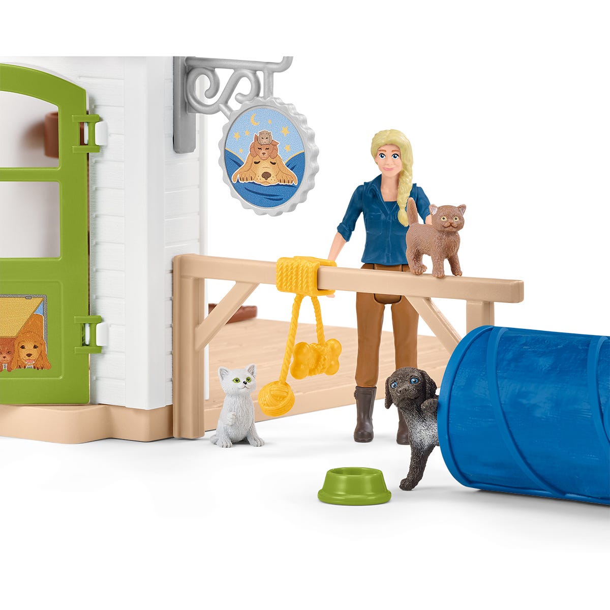 Schleich Farm World 42607 Albergo Animali Playset Cuccioli