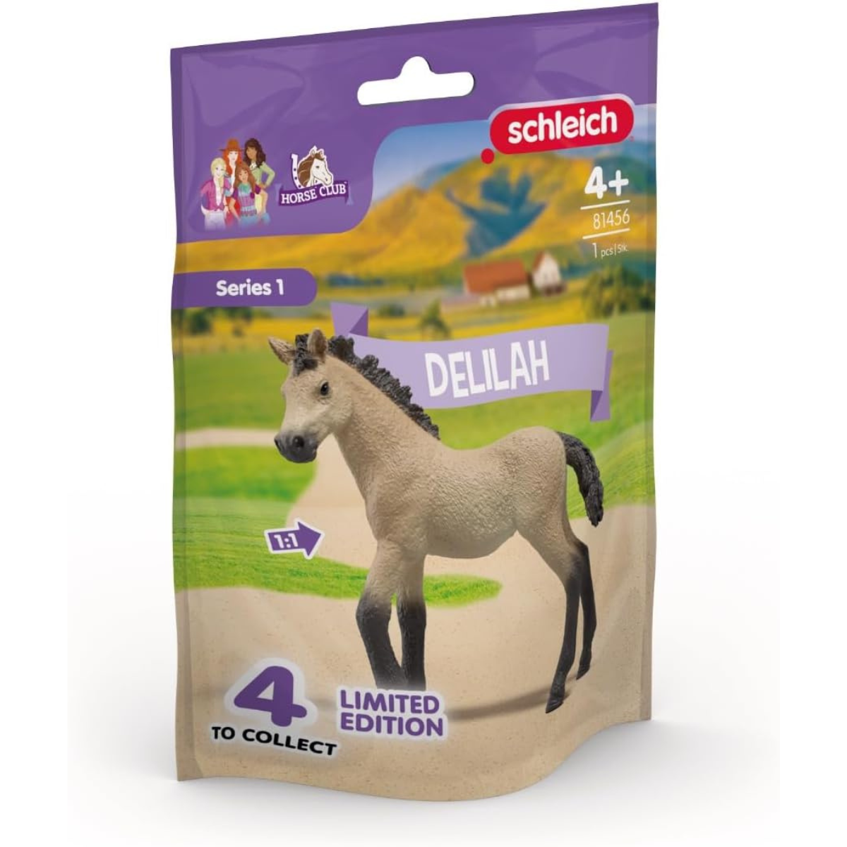 Schleich Horse Club Puledro Delilah 81456 figura cavallo bianco