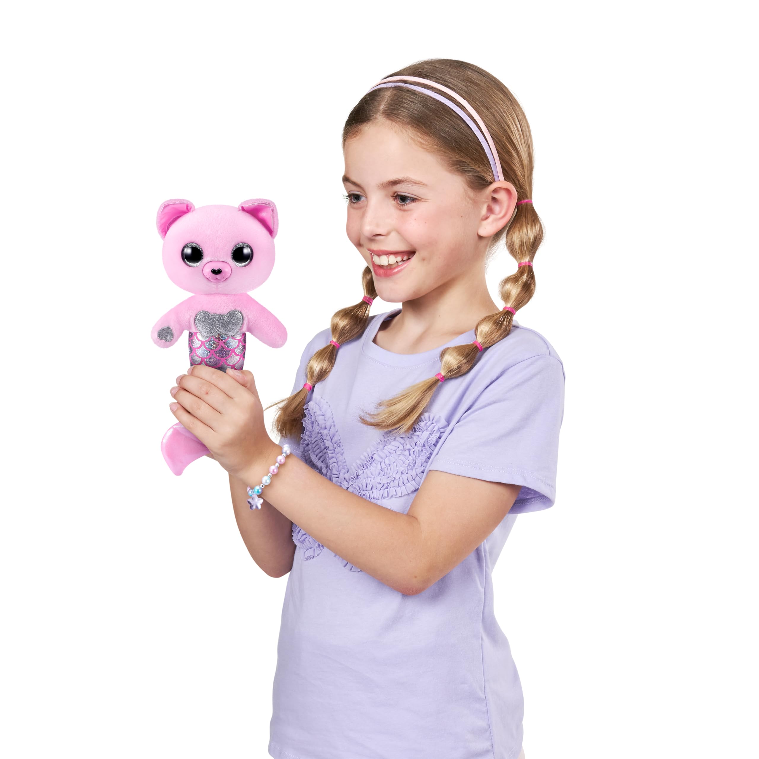 Pets Alive Furmaids peluche sirena interattiva Gattino Rosa Pink
