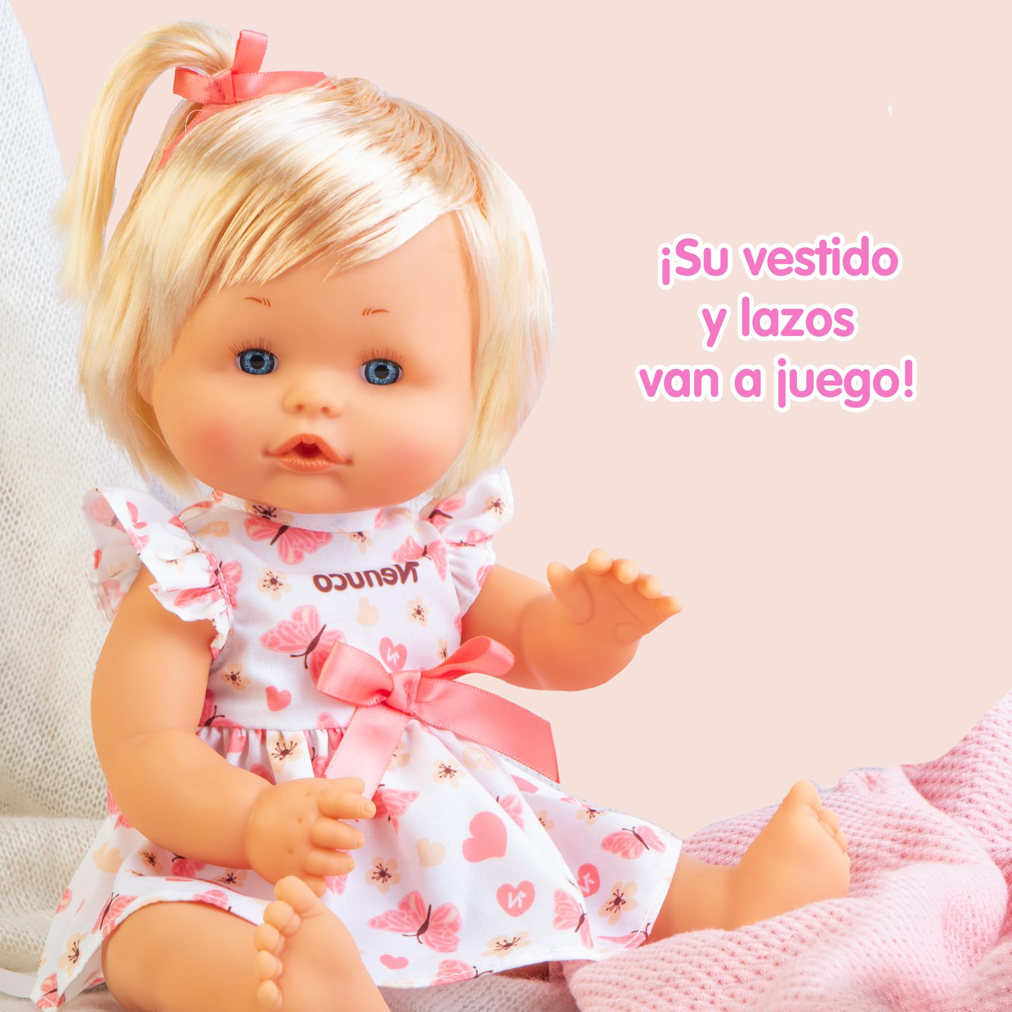Nenuco Bambole bambola 35 cm vestito primaverile farfalle