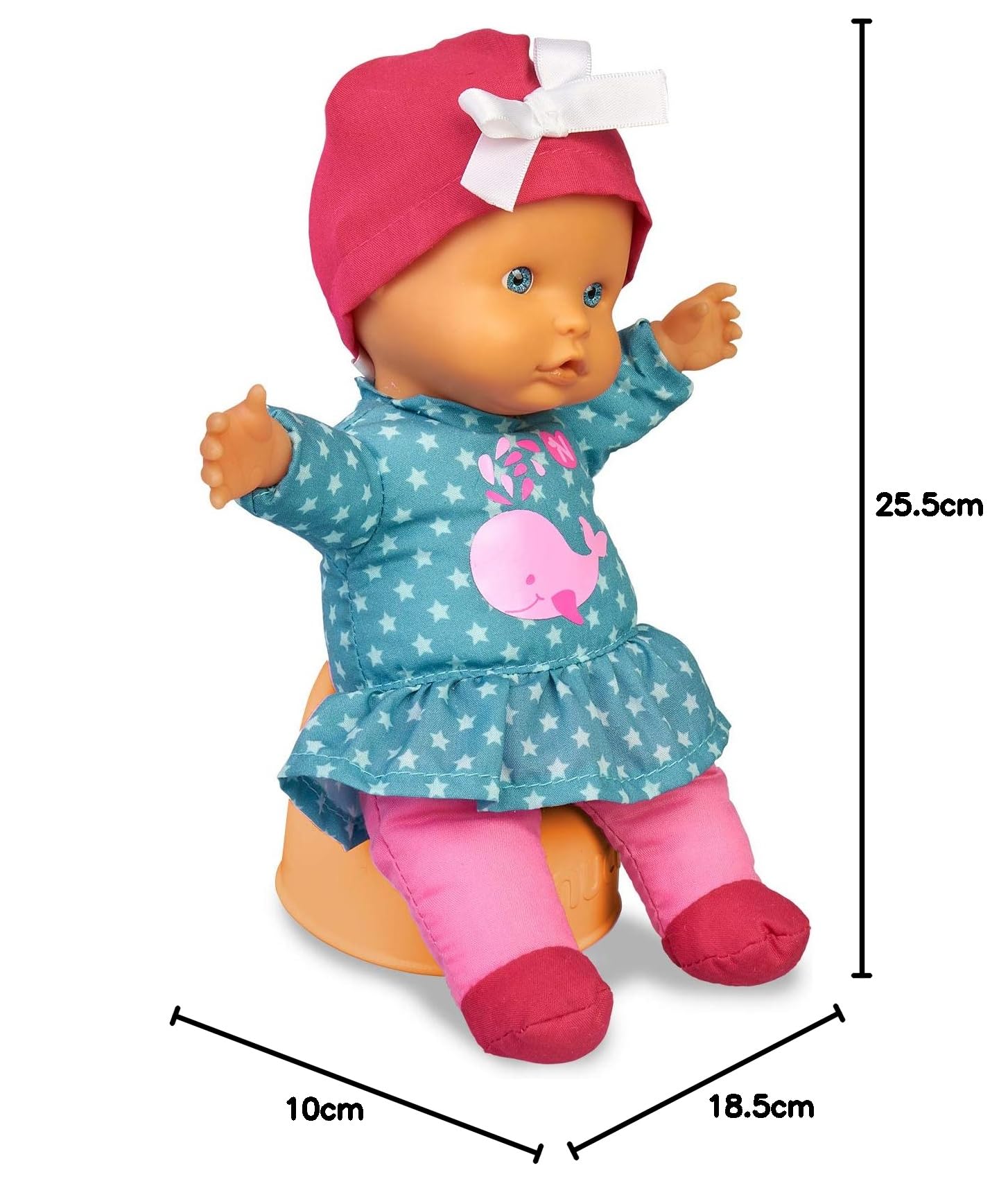 Nenuco Baby Talks Facciamo Pipì bambola 25 cm con vasino