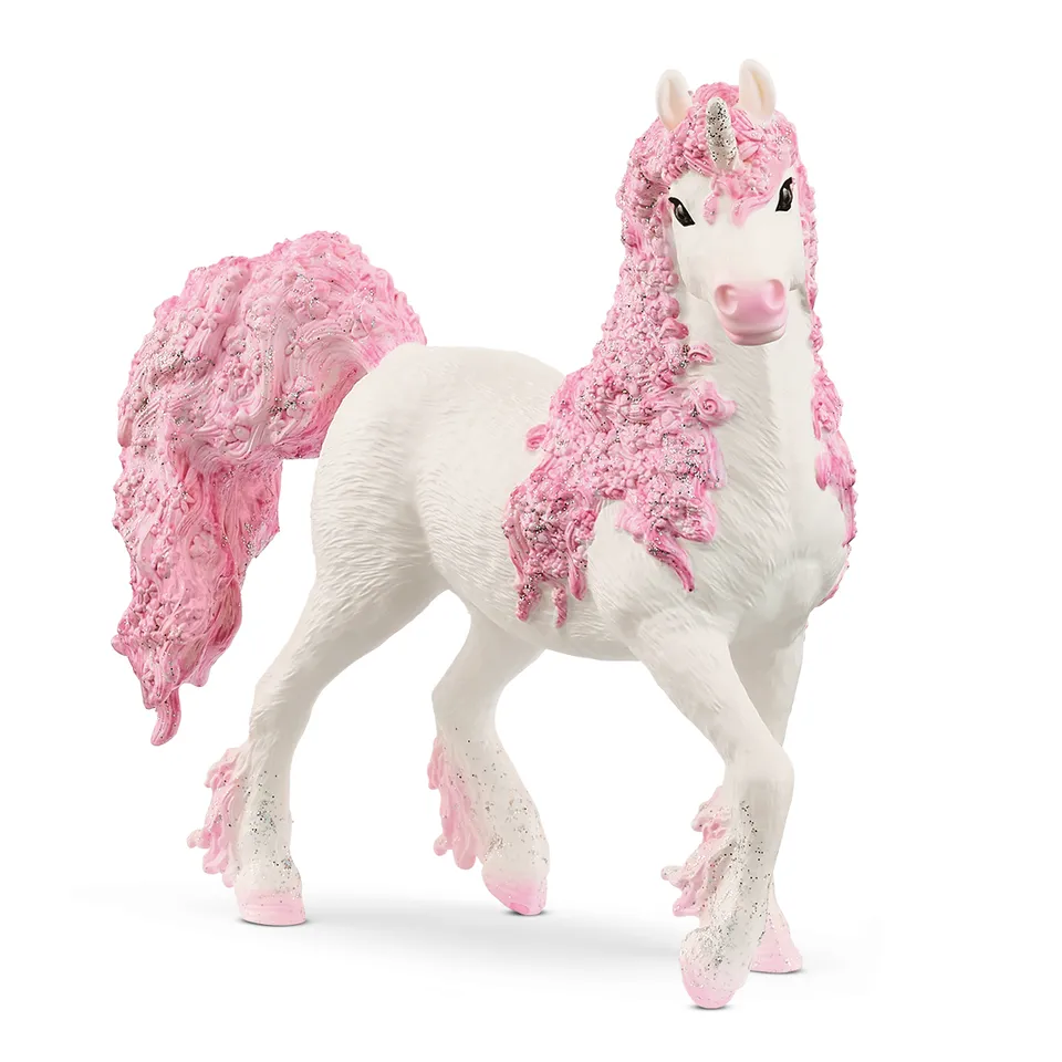 Schleich BAYALA Giumenta Unicorno fiori statuetta unicorno rosa