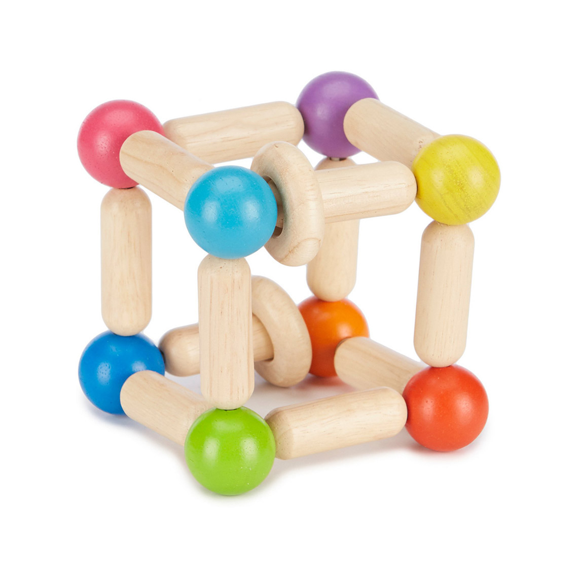 Kreativa Wooden Rattles Rattle Rectangle sonaglio legno rettangolare
