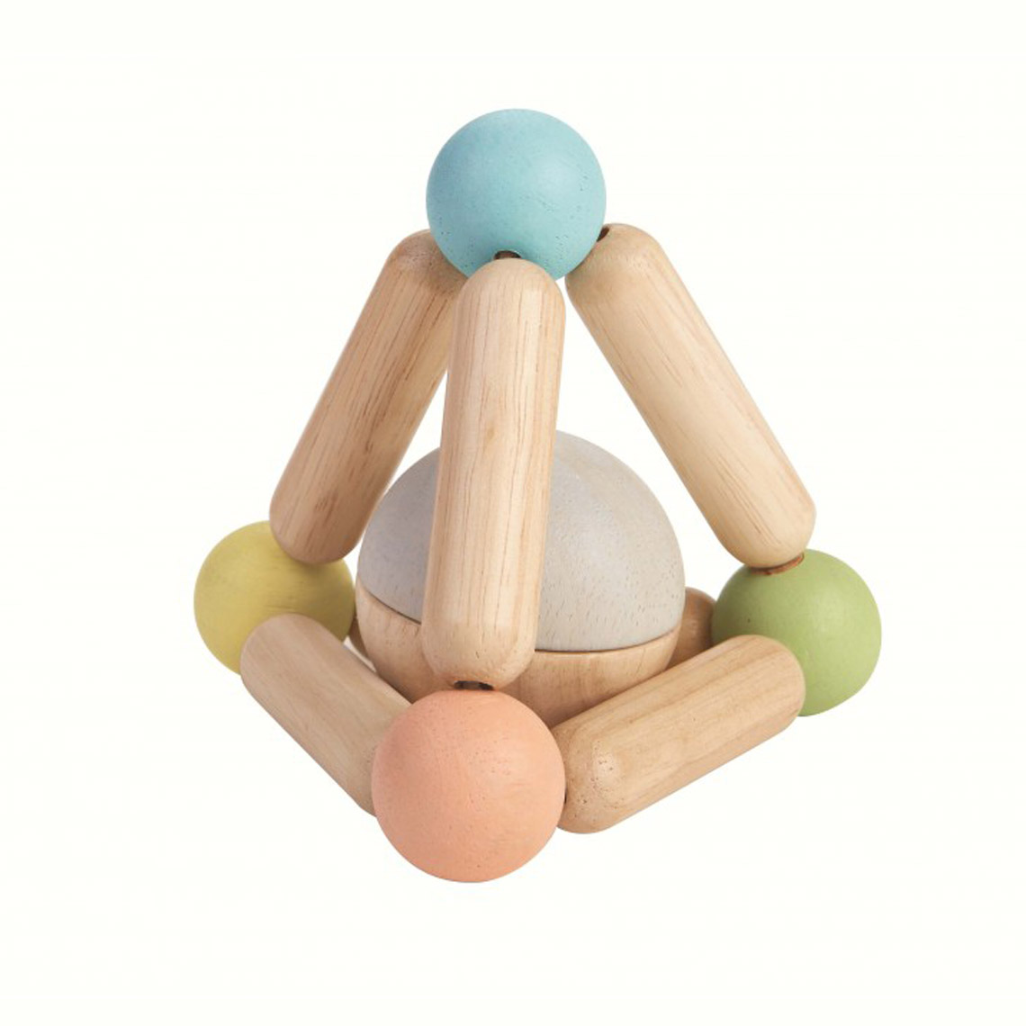 Kreativa Wooden Rattles Rattle Triangle sonaglio legno triangolo