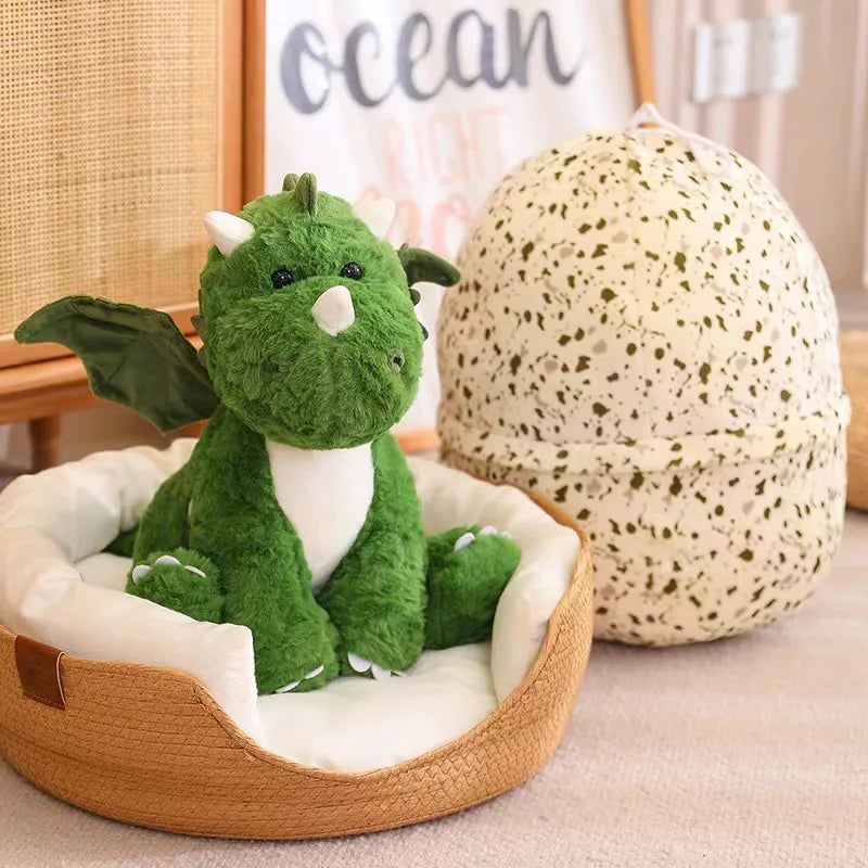 ToyalFriends Dinosaurs S 20cm peluche dinosauro con uovo 25cm cotone