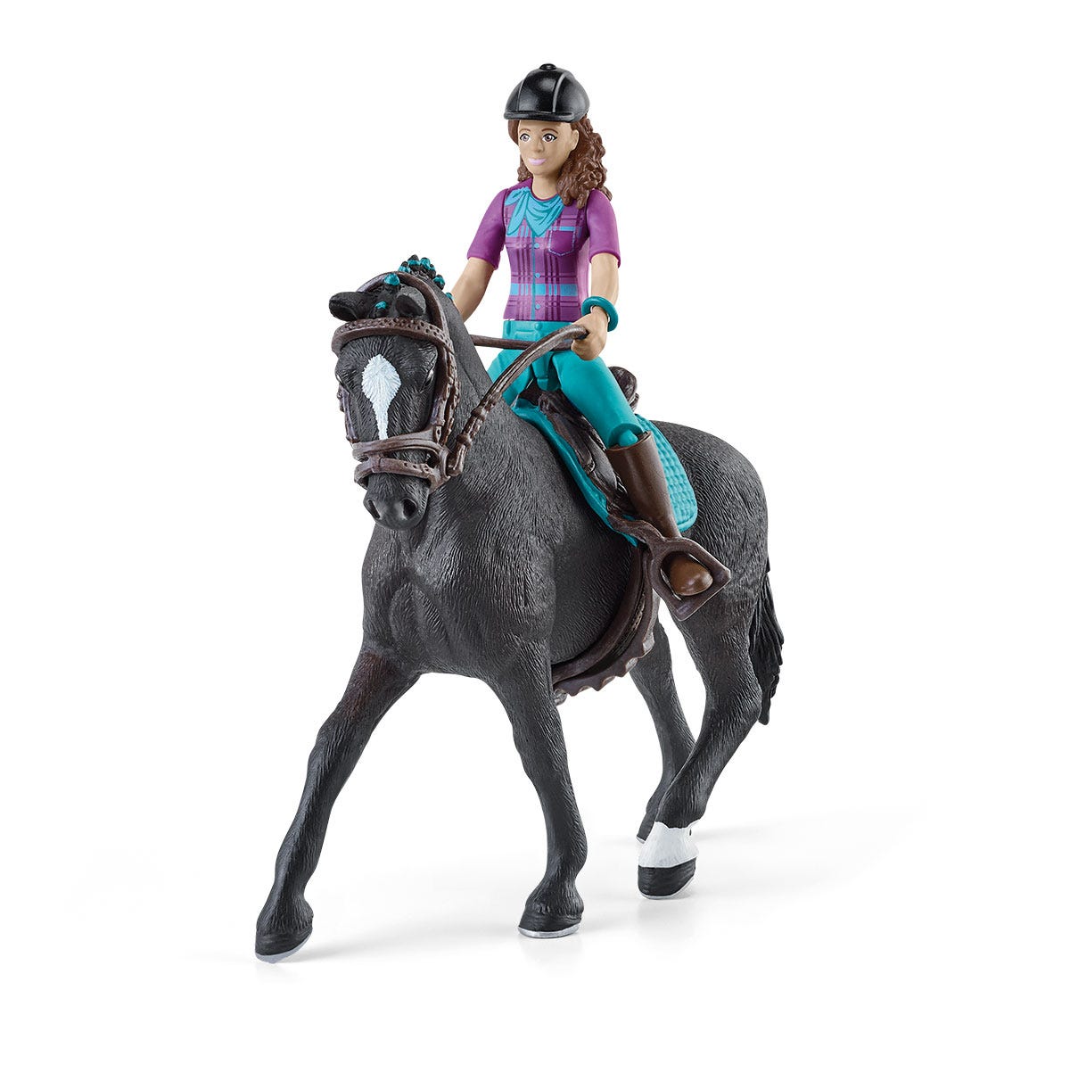 Schleich Horse Club 42541 Lisa Storm cavallo con fantina
