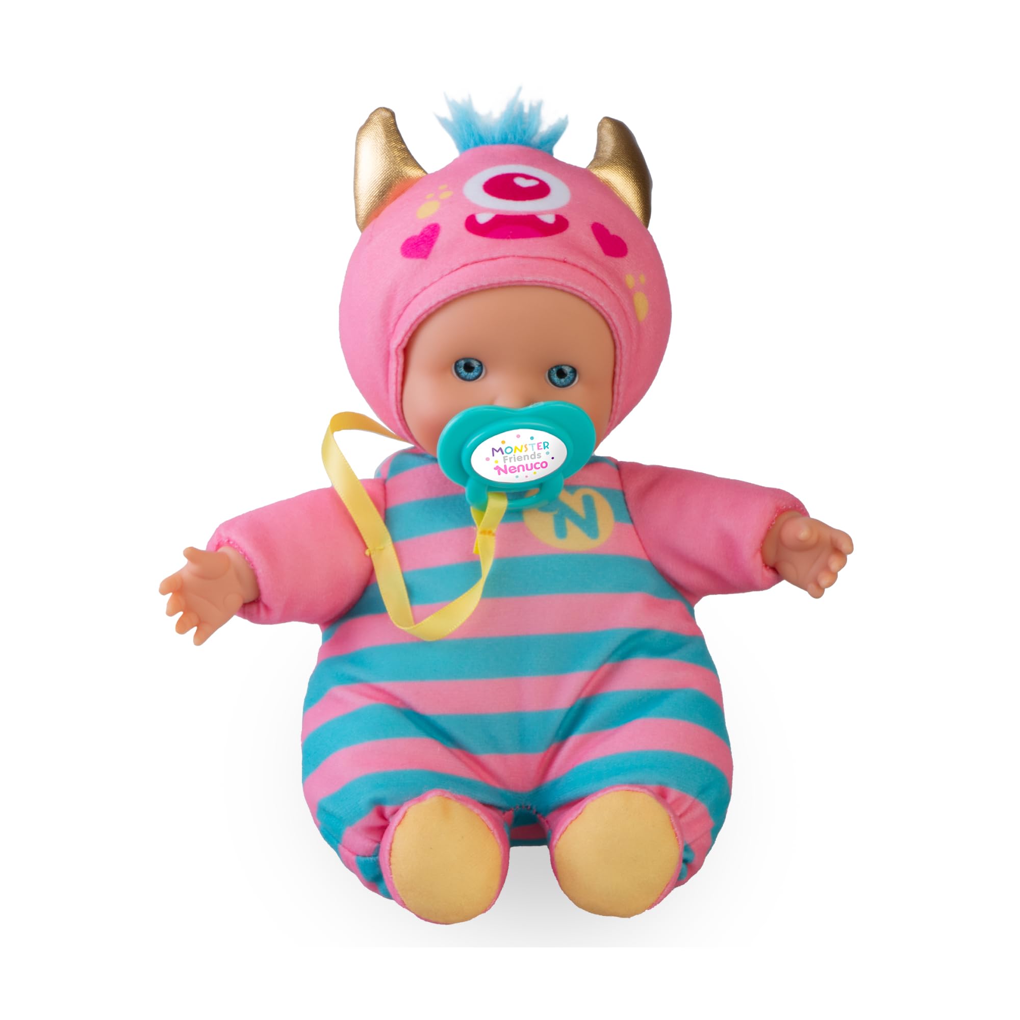 Nenuco Bambole NFNB1100 Bambola 15 cm Rosa Monster Friends