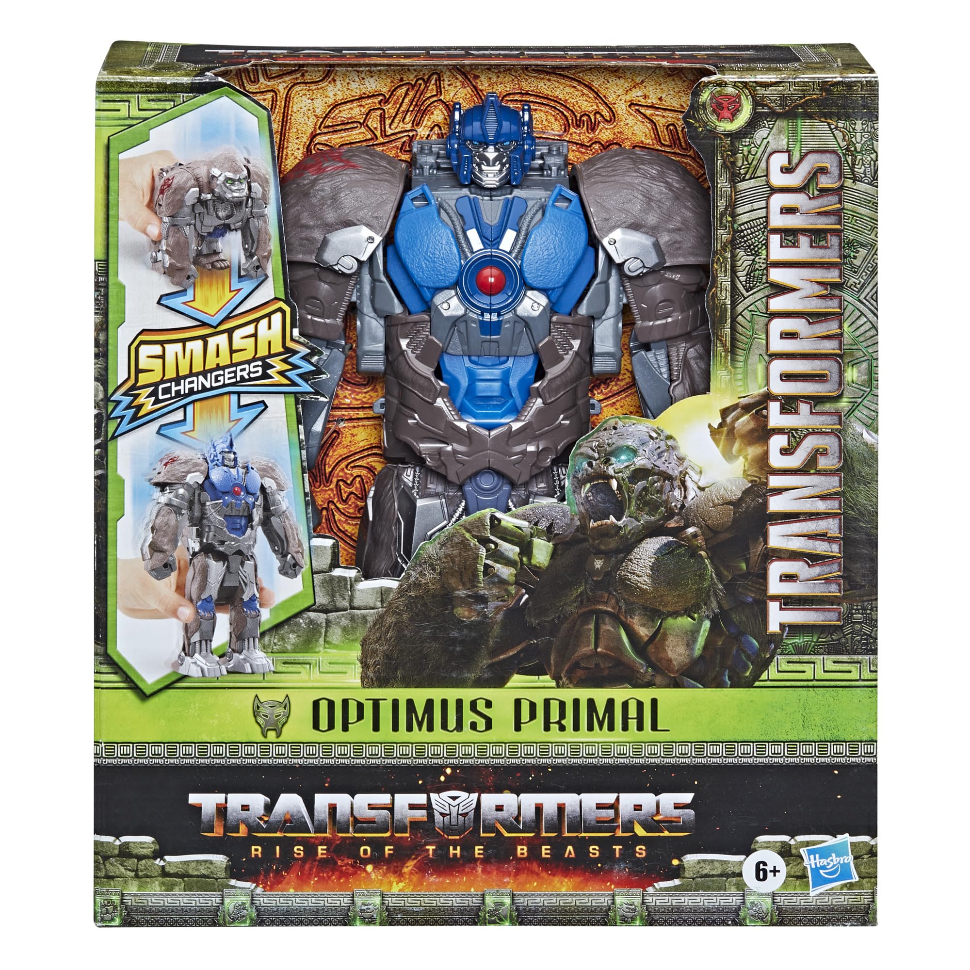 Transformers Rise of the Beasts Smash Changer Optimus Primal action figure 22,5 cm