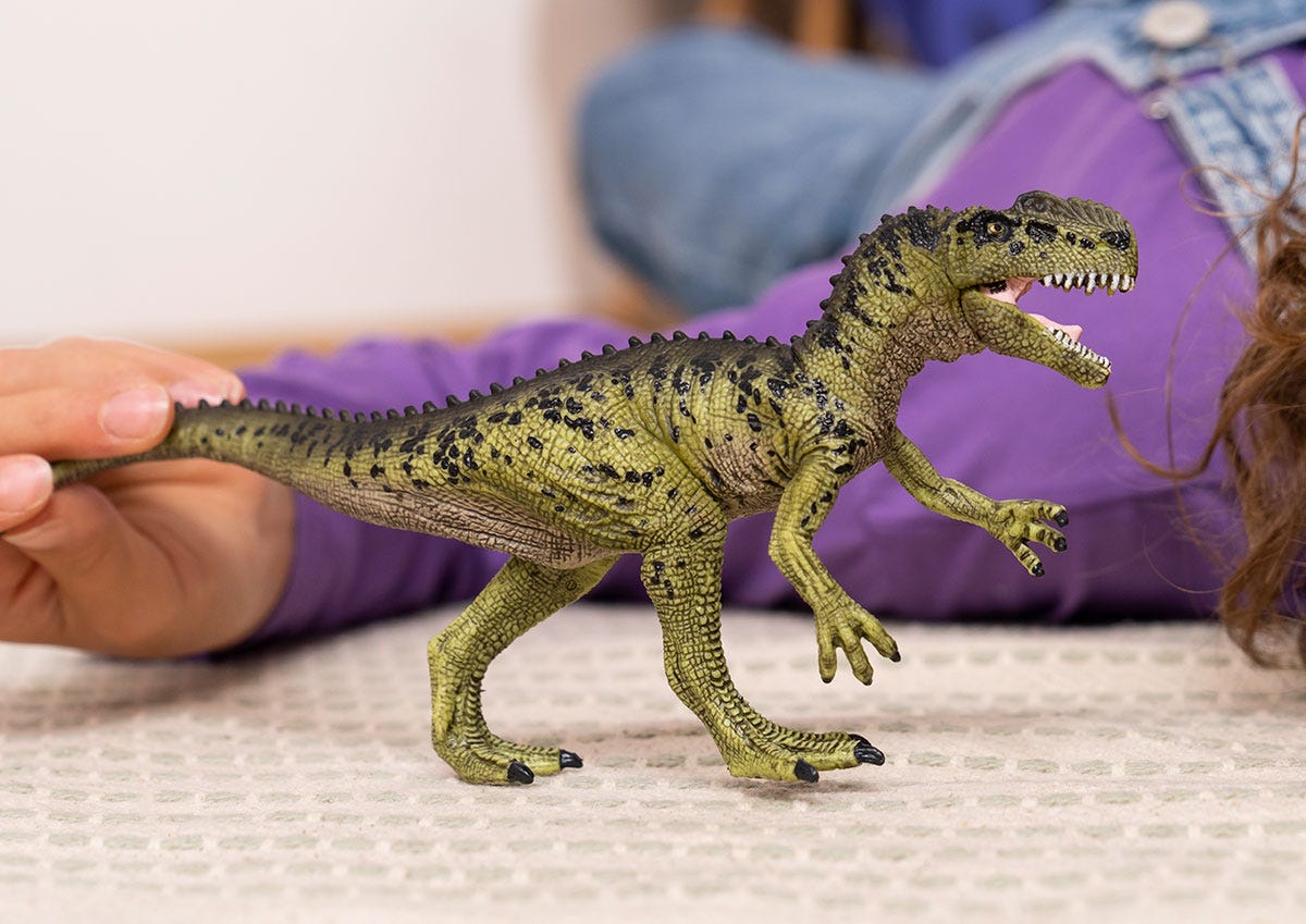 Schleich Dinosaurs Monolofosauro 15035 dinosauro giocattolo con cresta