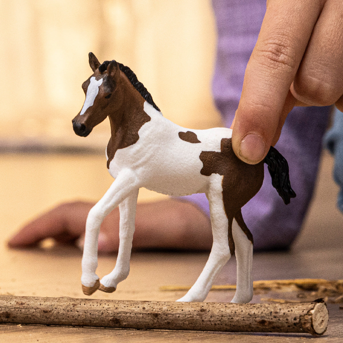 Schleich Horse Club Puledro Paint Horse 14899 statuetta