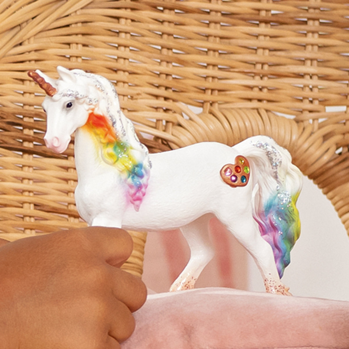 Schleich Bayala Giumenta unicorno arcobaleno 70726 figura