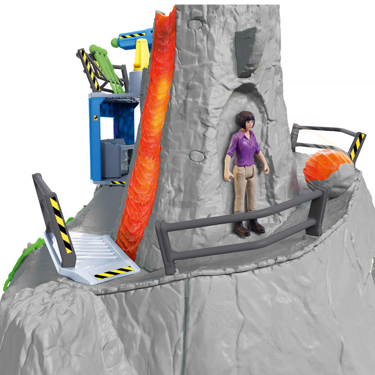 Schleich Dinosaurs Grande spedizione vulcano 42564 playset led