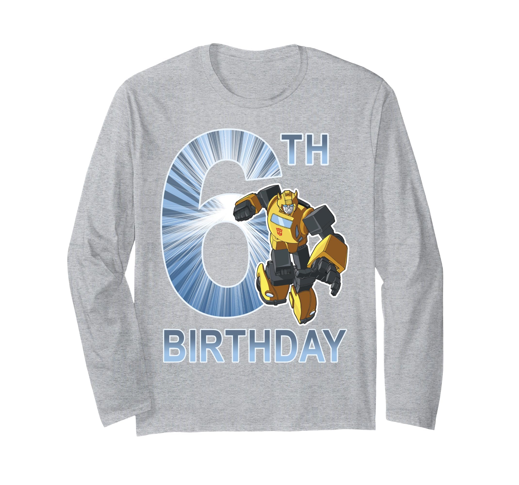 Transformers 6th Birthday maglia a manica lunga grafica
