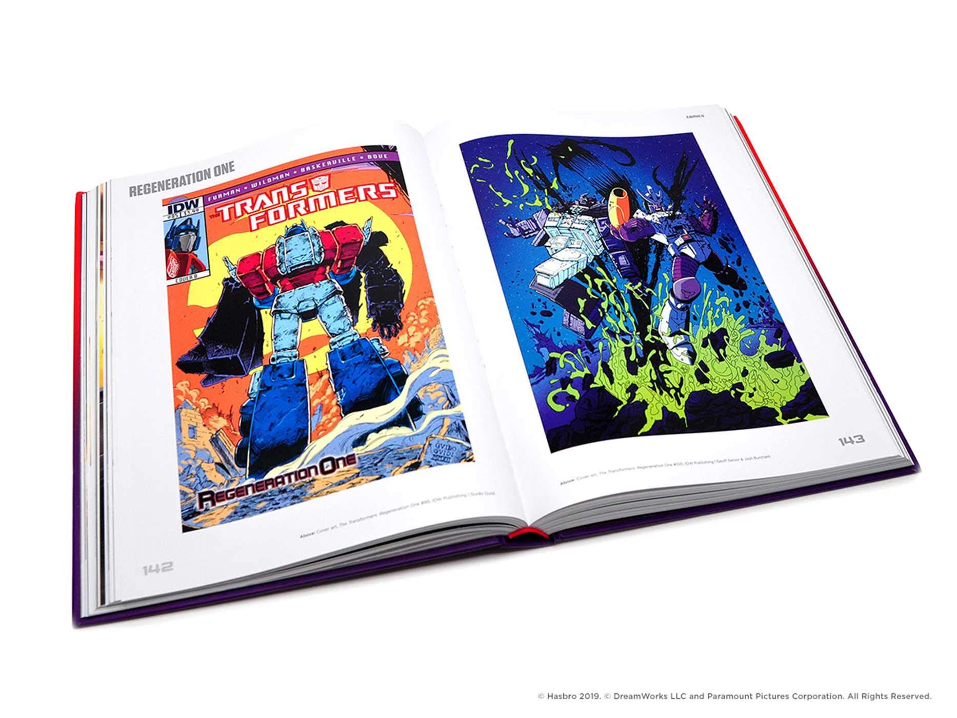 Transformers A Visual History libro illustrato storia cartonato