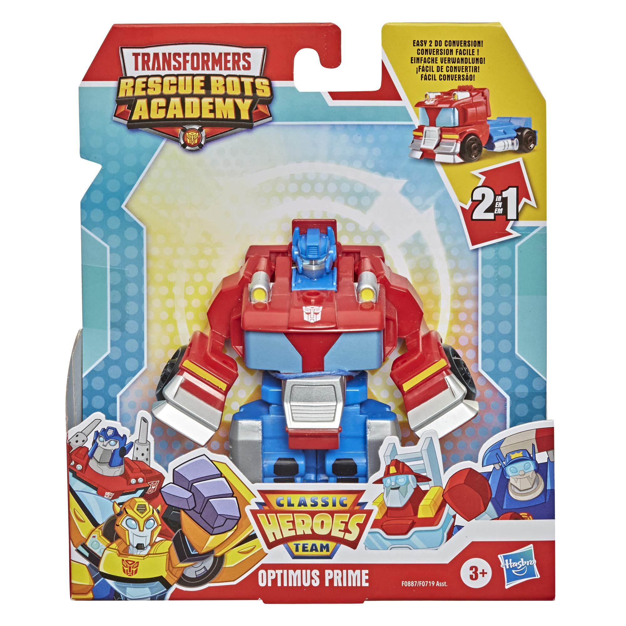 Transformers Rescue Bots Optimus Prime robot camion 11 cm