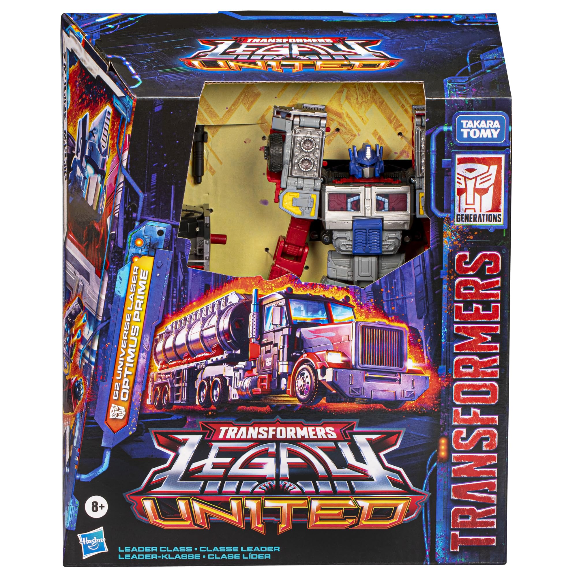 Transformers Legacy G2 Laser Optimus Prime action figure 19 cm
