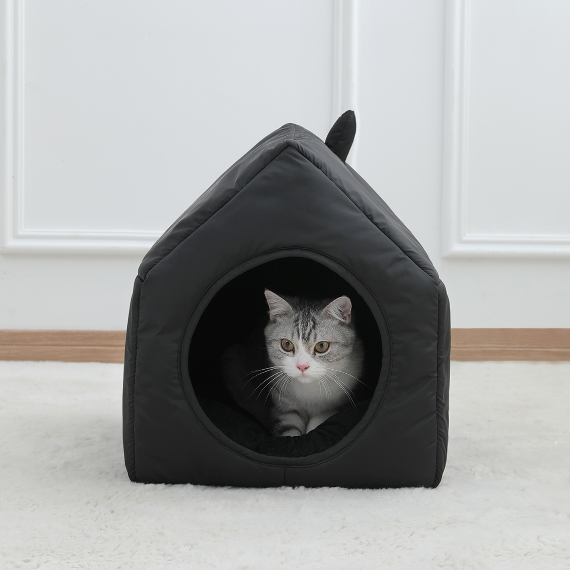 ToyalFriends Pet Beds Cuccia Gatto Nera Taglia S