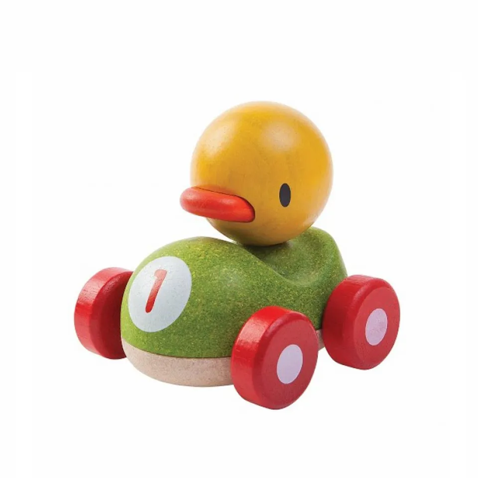 Kreativa Racers Pull-Alongs Duck Racer macchinina legno papera