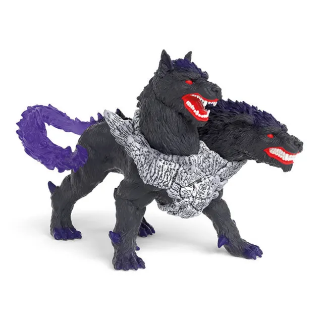 Schleich Eldrador Segugio dell'ombra action figure due teste