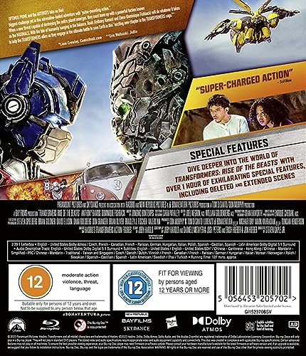 Transformers Rise of the Beasts Blu-ray film con italiano