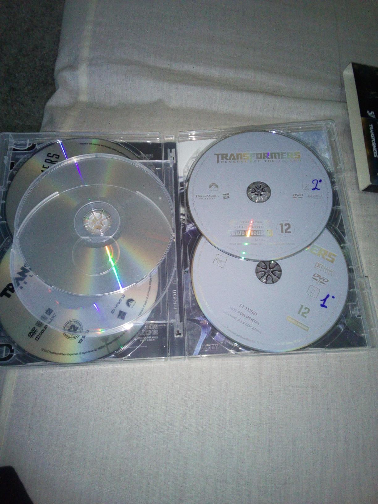 Transformers Collezione cofanetto 5 DVD saga film