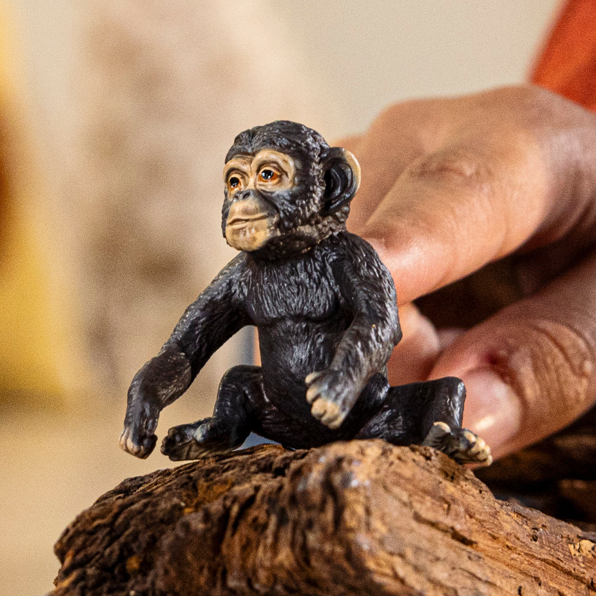 Schleich WILD LIFE Piccolo di scimpanzé action figure giungla