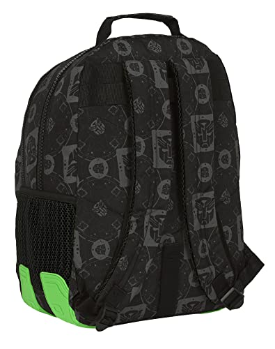 Transformers zaino scuola 32x15x42 cm nero Safta