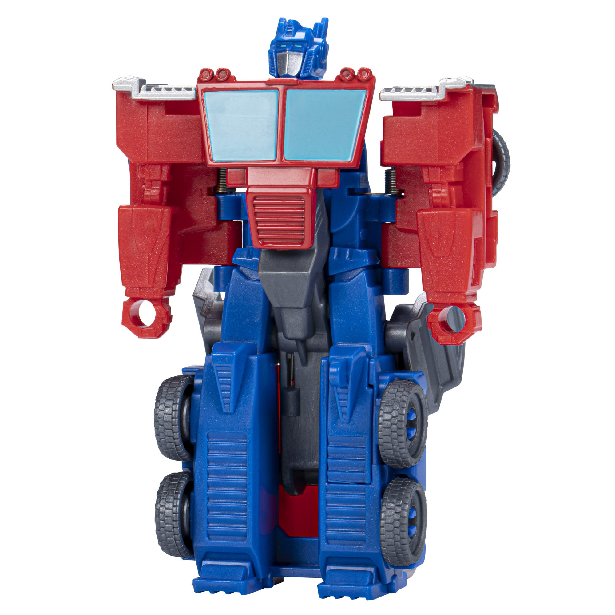 Transformers EarthSpark Optimus Prime action figure 10 cm lancio