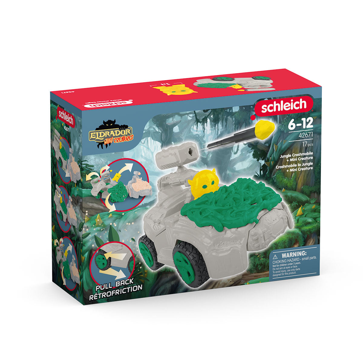 Schleich Eldrador 42671 Crashmobile Giungla Veicolo Mini