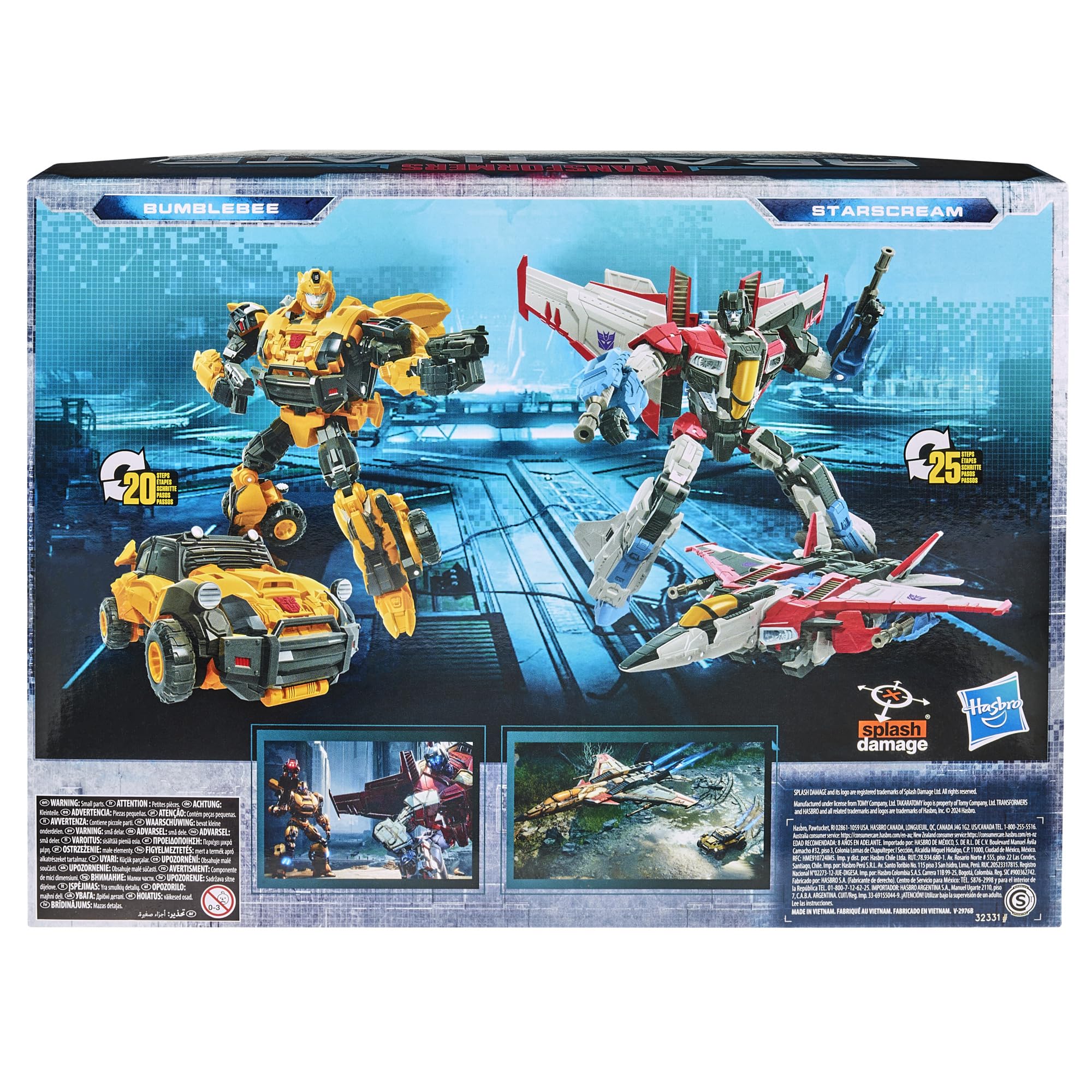 Transformers Generations Rise Starscream Bumblebee 2 Pack