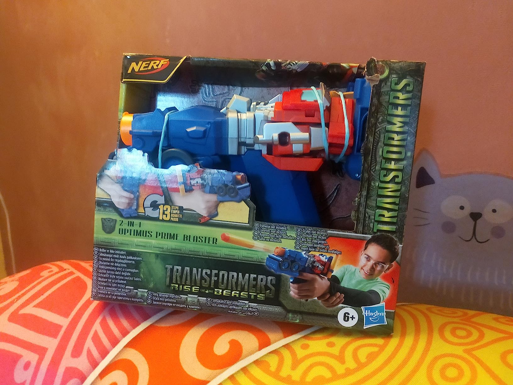 Transformers Costumes Blaster Optimus Prime 2 in 1 17,5 cm Nerf