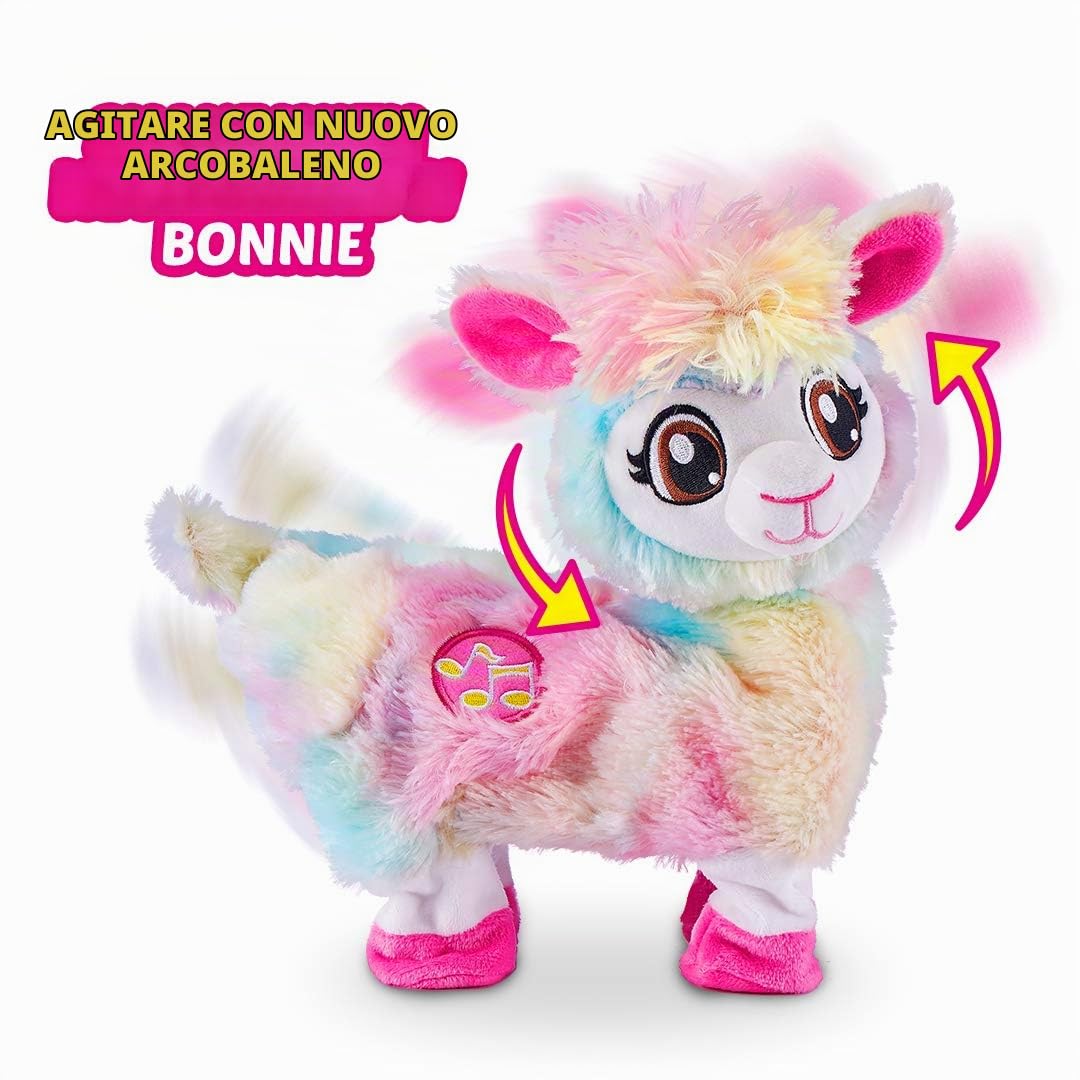 Pets Alive Rainbow Bonnie Lama ballerina rosa interattiva