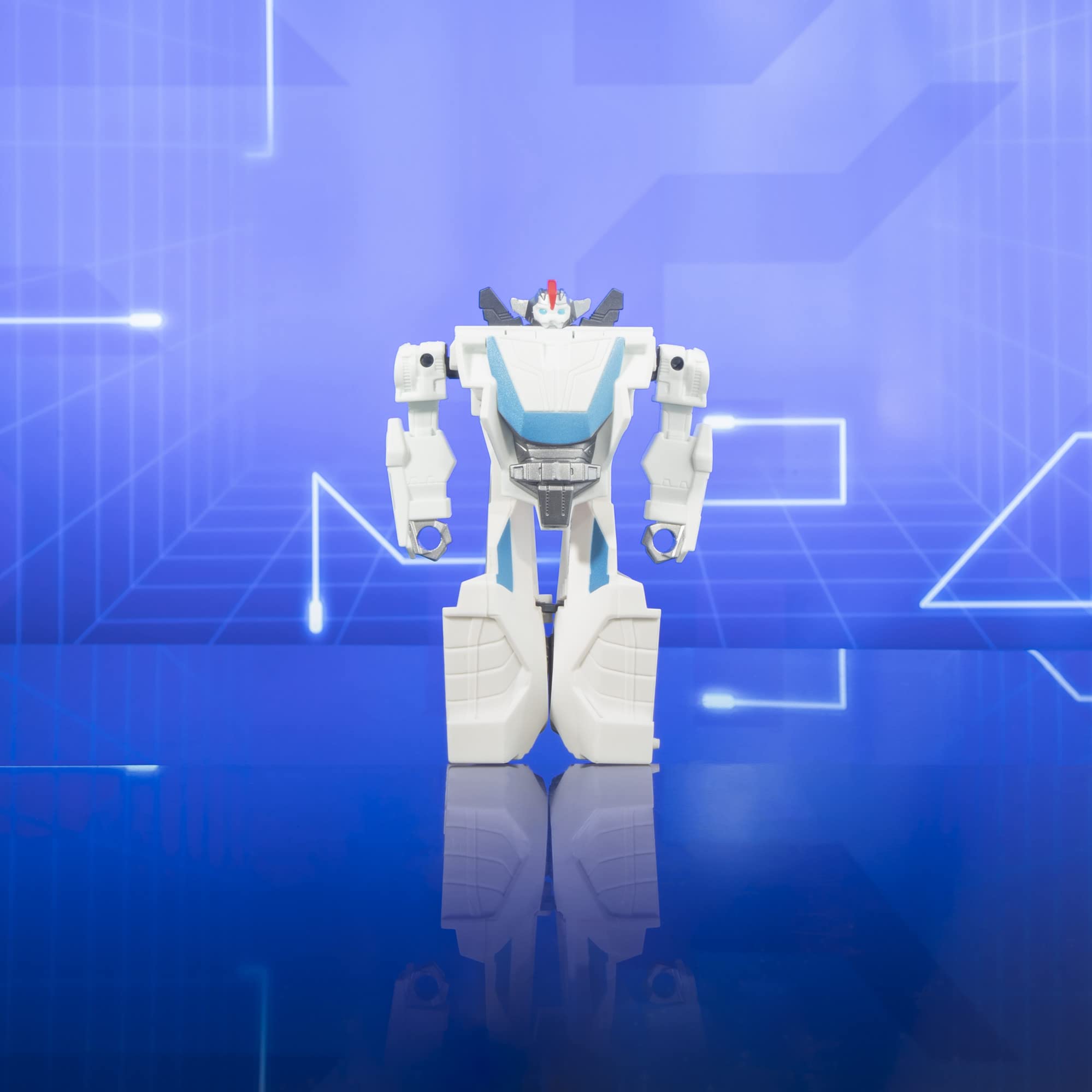 Transformers EarthSpark Wheeljack action figure 10 cm lancio
