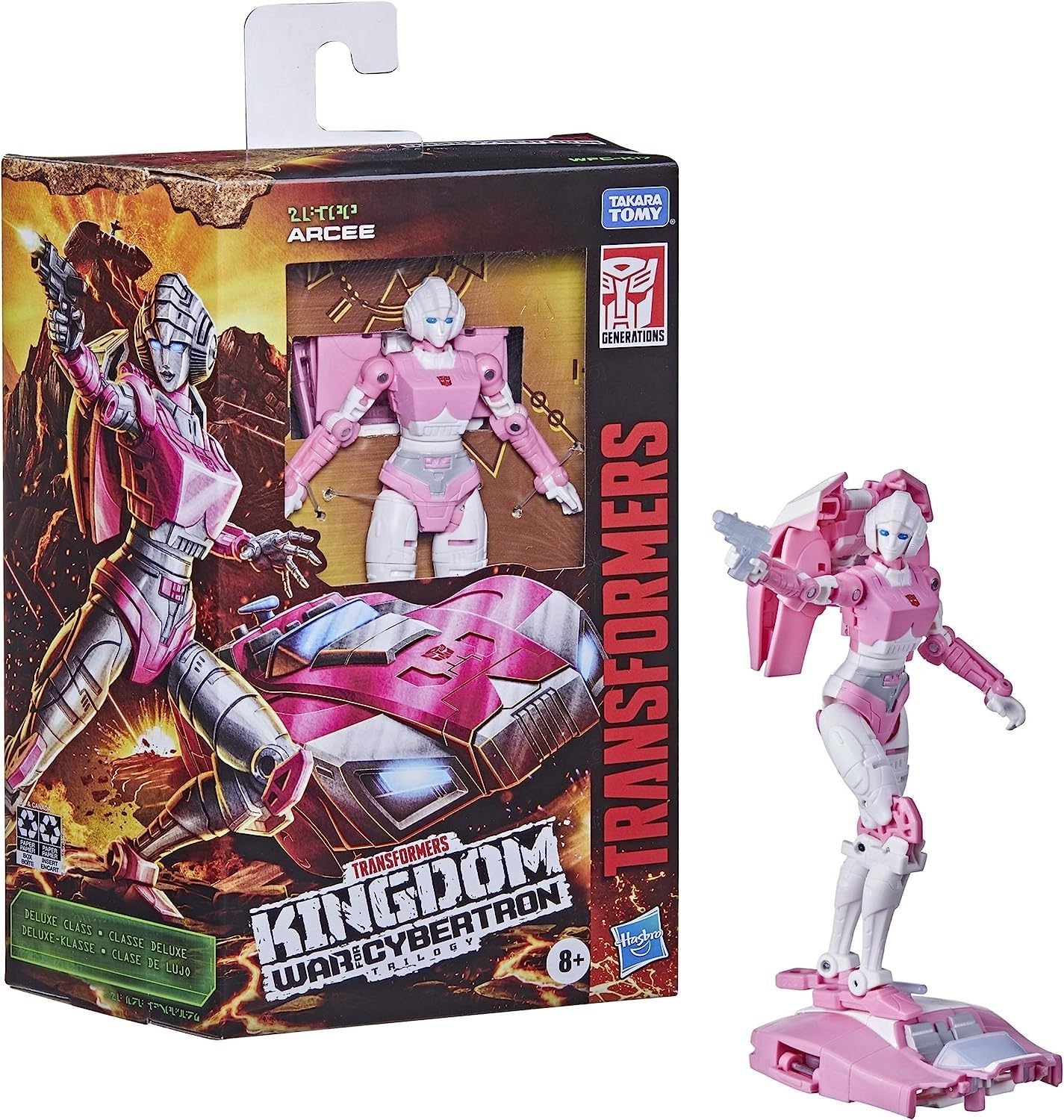 Transformers Kingdom WFC-K17 Arcee action figure 14 cm auto