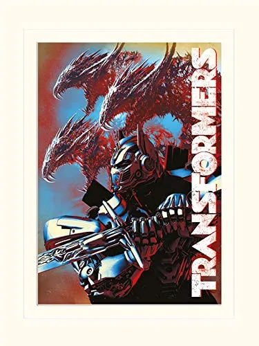 Transformers L'Ultimo Cavaliere Draghi stampa 30x40 cm da incorniciare