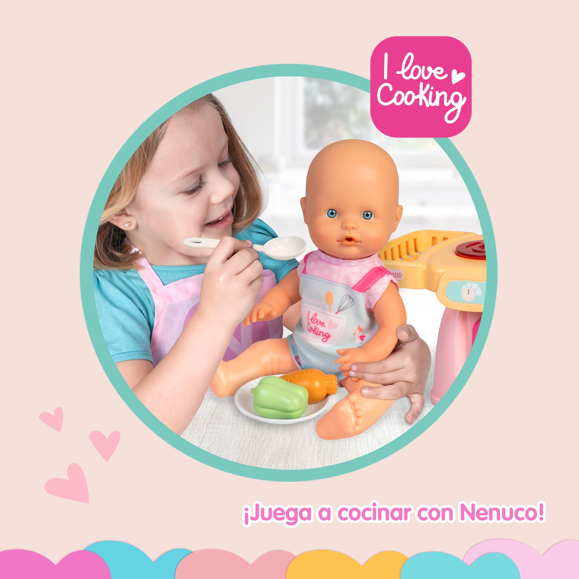 Nenuco Magic Cooking bambola 30cm con cucina luci e suoni