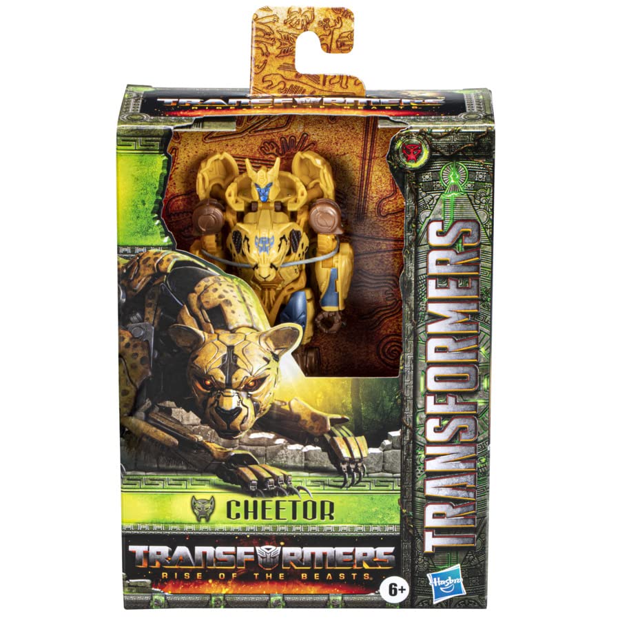 Transformers Rise of the Beasts Cheetor Deluxe action figure 12,5 cm convertibile