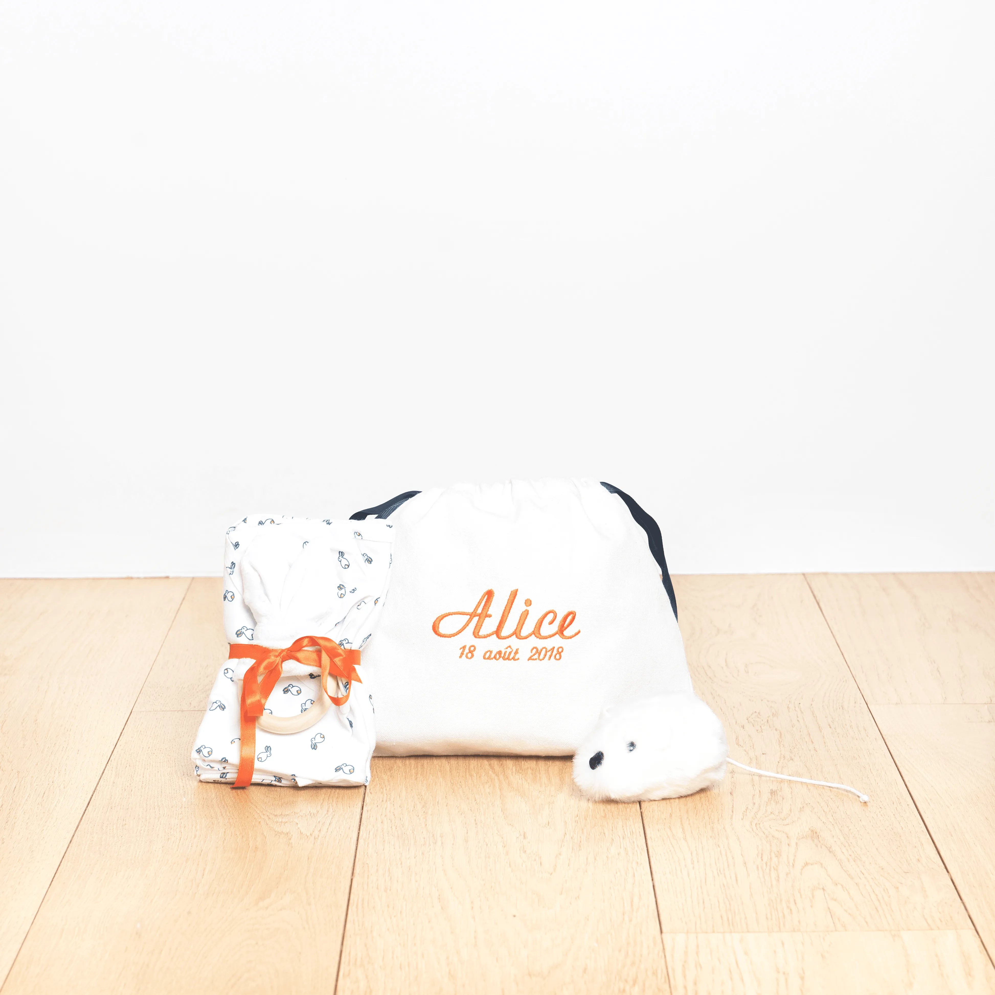La Pelucherie Birth Kit nascita neonato 3 pezzi cotone