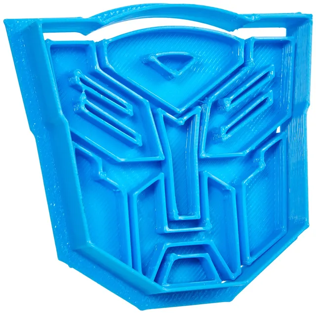 Transformers Autobot formina biscotti tagliabiscotti 2 pezzi PLA