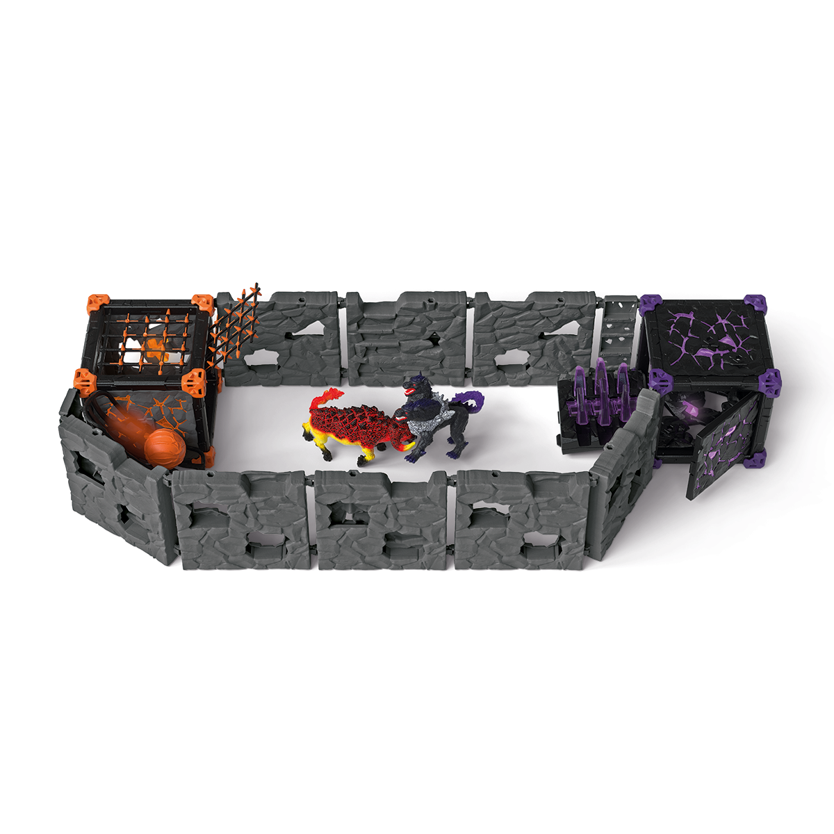 Schleich Eldrador BattleCave Arena 42673 playset Lava vs Ombra