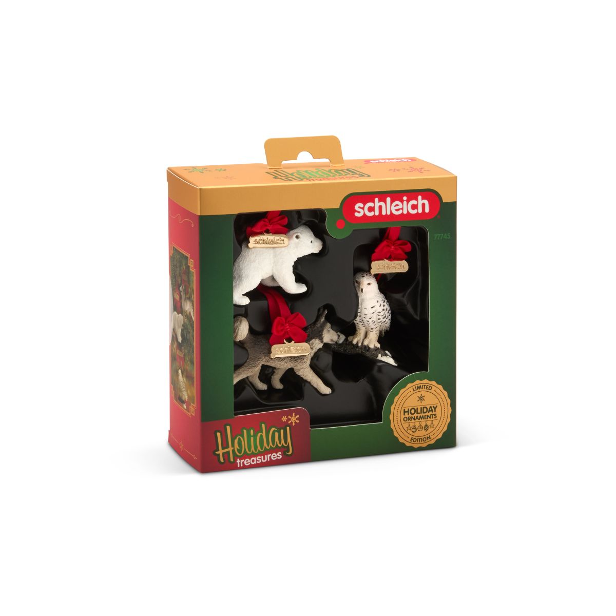 Schleich Farm World Amici Innevati ornamento natalizio