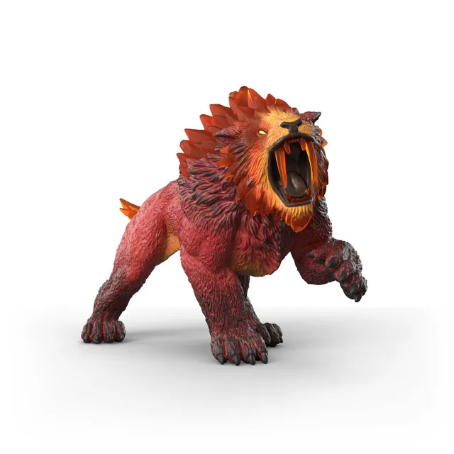 Schleich Eldrador Tigre Lava 70899 action figure denti sciabola