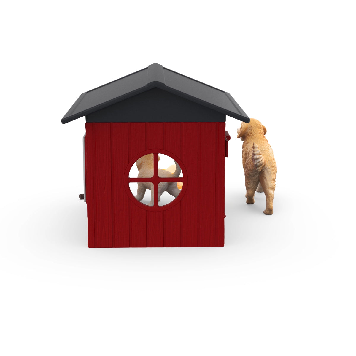 Schleich Farm World 42722 Cuccia con Golden Retriever action figure