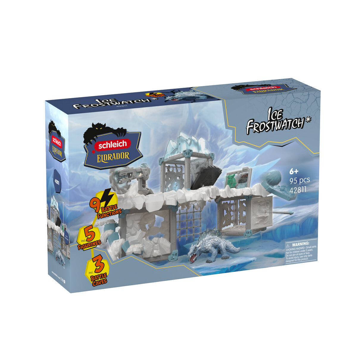 Schleich Eldrador Ice Frostwatch 42811 playset posto guardia ghiaccio