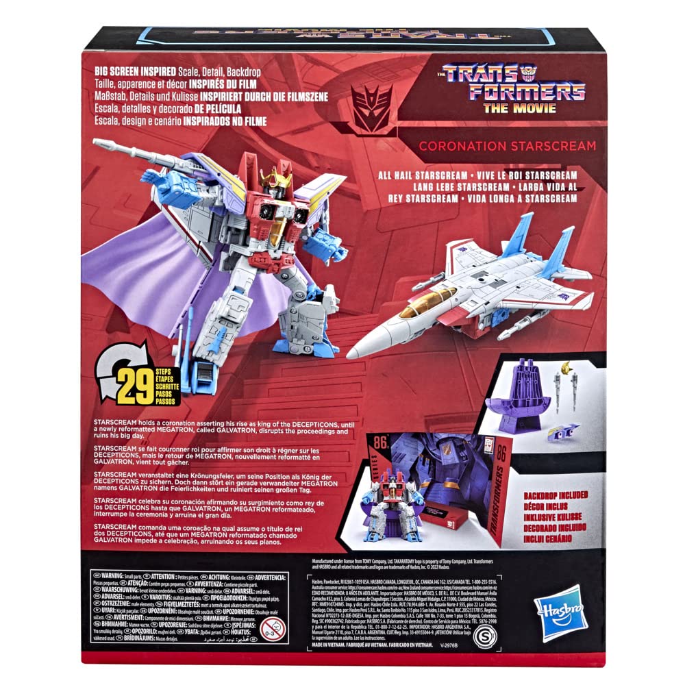 Transformers Studio Series 86-12 Starscream action figure 21,5 cm
